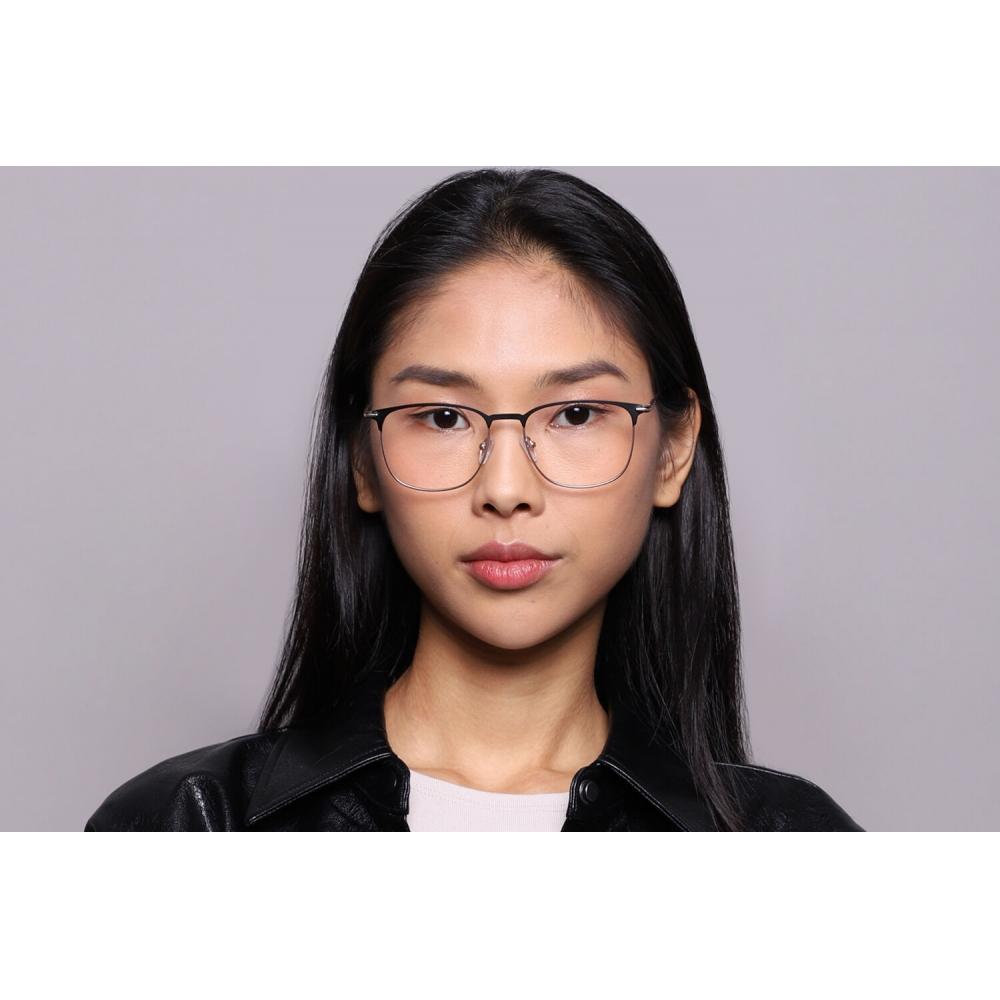 Full Rim Square Black Rose Gold Smartbuy Collection Brend 890b Fashion Unisex Eyeglasses