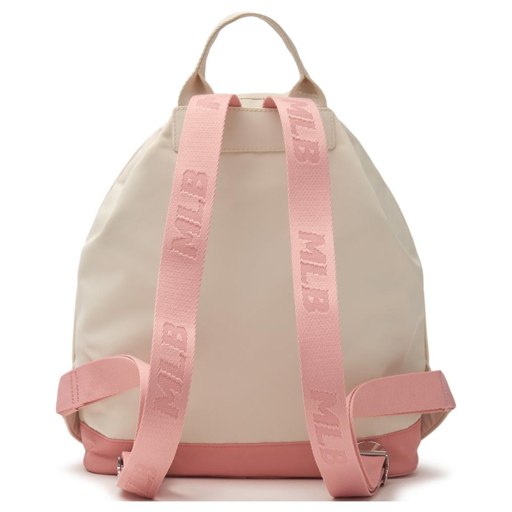 New MLB Nylon Backpack Regular Women's Ivory 3ABKM064N-43CRD