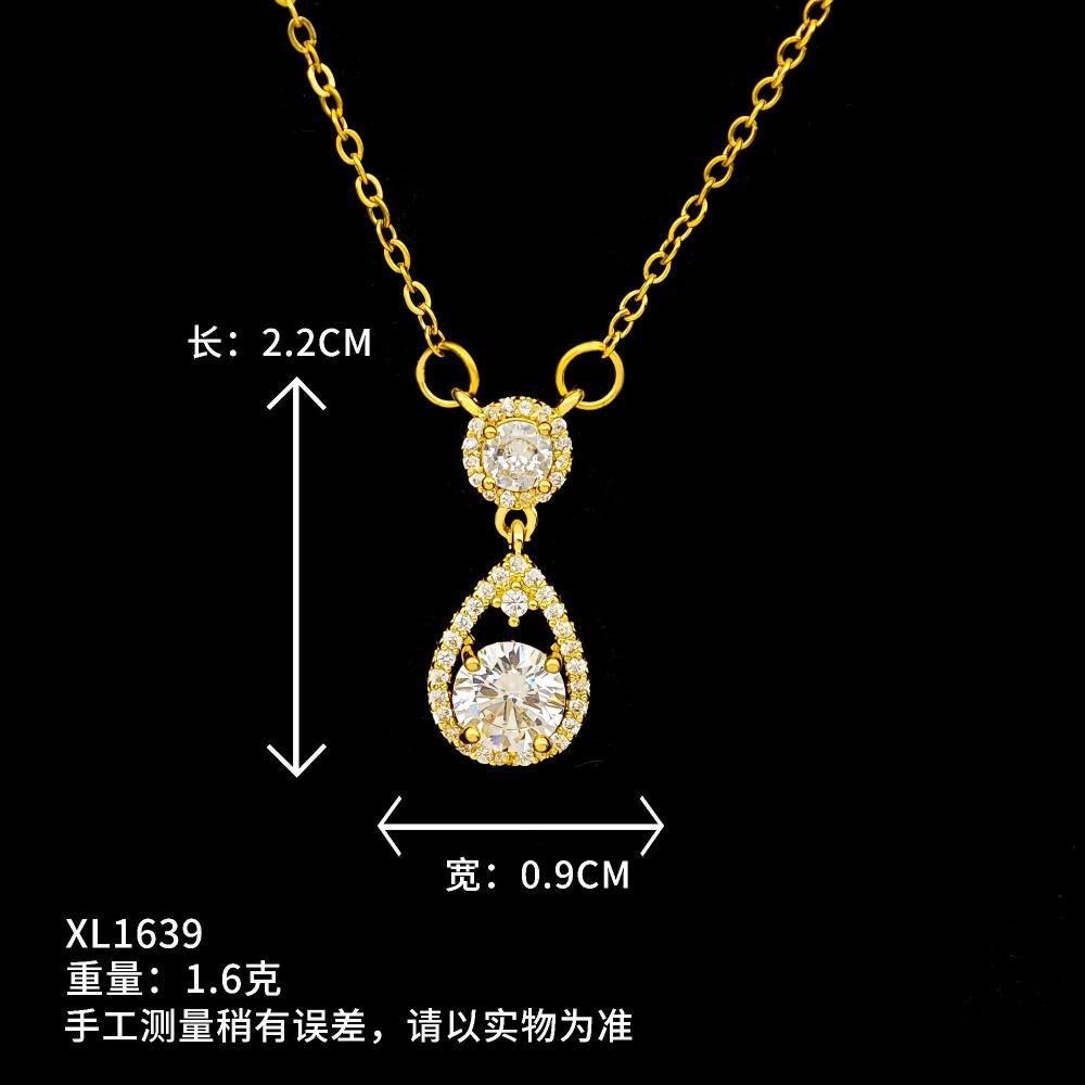 Necklace Women Do Not Fade Summer Small Cute Temperament Titanium Steel Necklace Versatile High-end Jewelry Simple Collarbone Chain