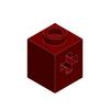 10PCS 73230 1x1 with Axle Hole Building Blocks Moc Accessories Compatible with Brick Toys Children Gift Box