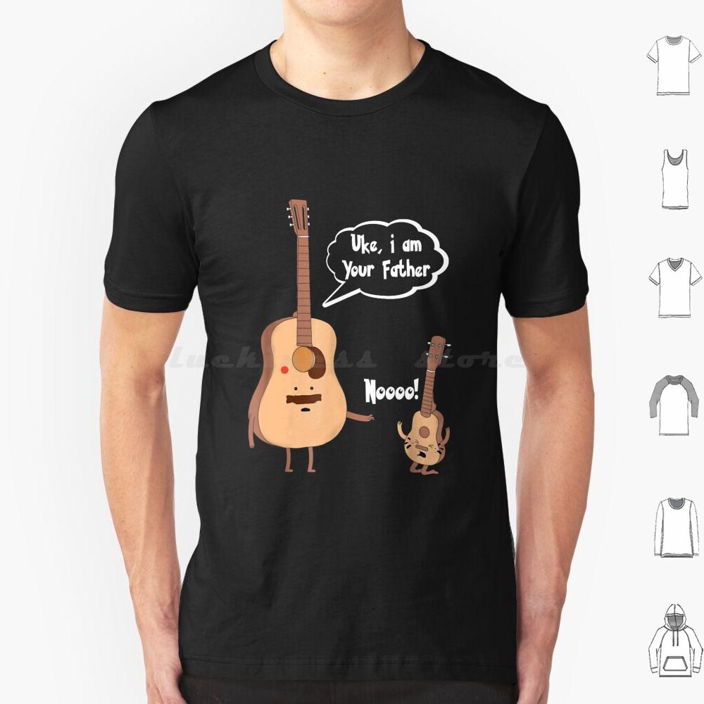 Uke I Am Your Father T Ukulele Guitar Music T Shirt Cotton Men Women DIY Print Funny Guitarist Guitar Player Birthday Christmas S