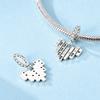 925 Silver Gold Ballet Shoes Bow Angel Heart Cross Charm Beads for Bracelet Bangle Pendant Women Jewelry