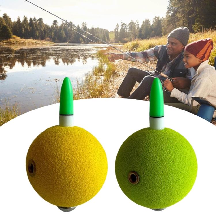 Portable Night Fishing Foams Float Bobbers Luminously Spherical Fish Float Fishing Float And Bobbers Fishing Accessories
