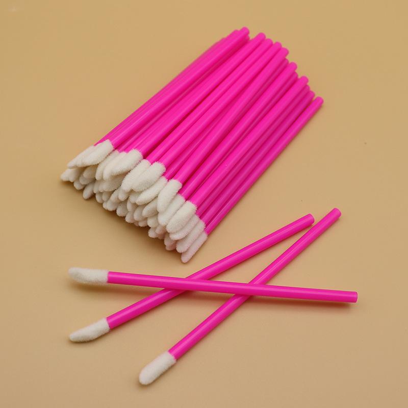 50pcs Disposable Lip Gloss Applicator Wands Makeup Lip Brush Cosmetic Tool Make Up Tool