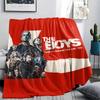 The Boys, Coperta di Flanella con Fantasia, Alta Qualità, Confortevole per Tutte le Stagioni, Decorazione per la Casa, Calore e Comfort, Perfetta per Regali.