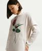 NIKE Sportswear Oversized Short Sleeve T-Shirt W - Light Bone / Ir7827-072