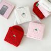 Plush Photocard Binder Cover Cute Strawberry Refillable Page Cartoon 3 Rings Binder Photo Album Shell Organizers