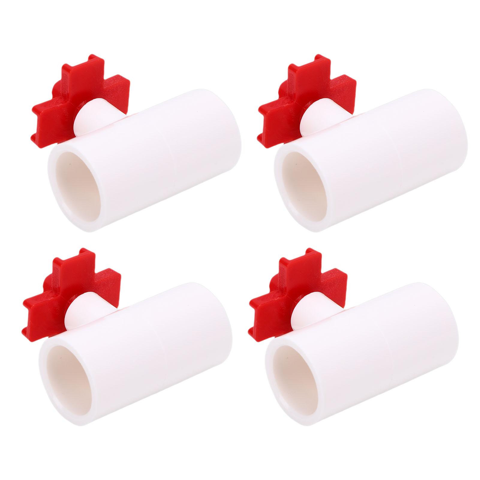 10 Pack Horizontal Chicken Nipple Drinker Automatic Chicken Water Dispenser Leakproof Poultry Watering System with Tees Drinker Quail