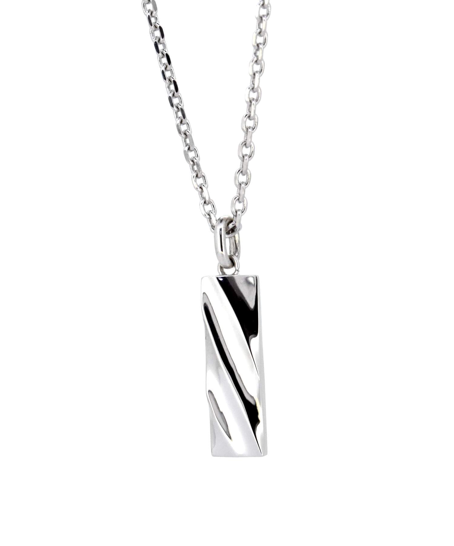 

Lionheart Necklace LH for Gift Twisted Tec Plate Necklace, 925 Sterling Silver