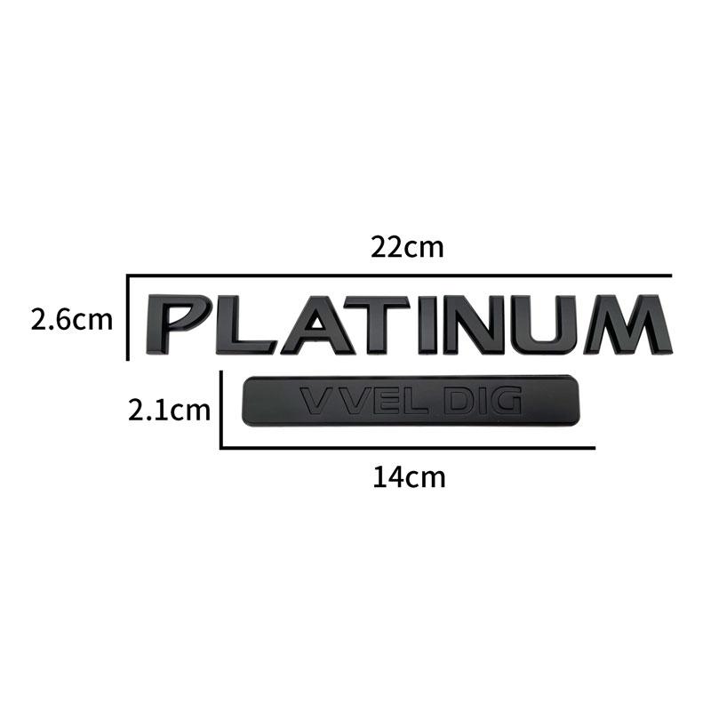 ABS Car Sticker Tail Door Badge Auto Rear Trunk Emblem Decal Auto Accessories Decor