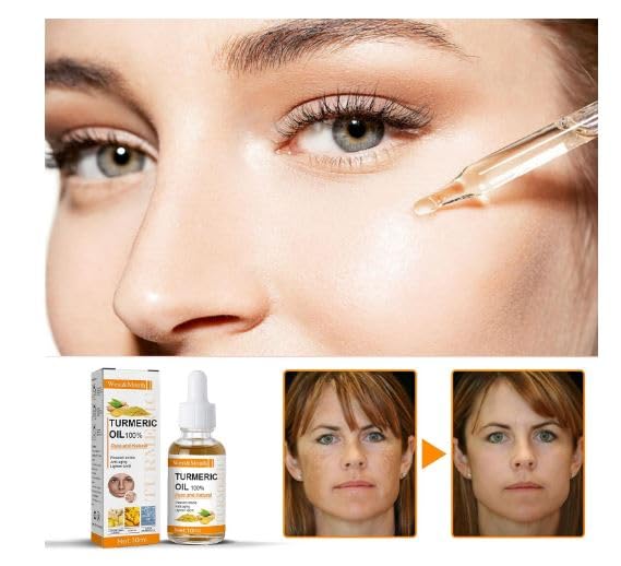 ARMM Products® Kurkuma Gesichtsöl für strahlende Haut | Leichtes tägliches Hautpflegeöl | Glattes & strahlendes Aussehen | Feuchtigkeitsspendende & ausgleichende Pflege | Geeignet