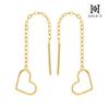 Gold N 14K Momo Heart Earrings