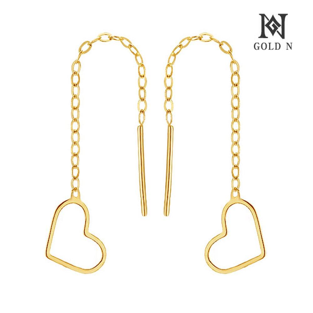 

Gold N 14K Momo Heart Earrings