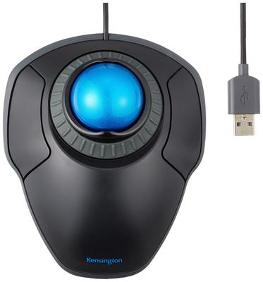 Kensington Orbit Trackball with Scroll K72337JP Ring, Black,