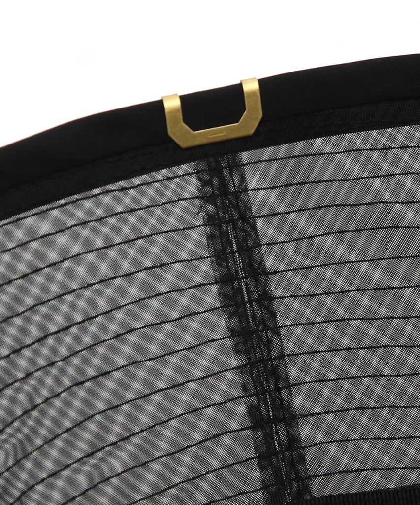 Eondeokeonteulolseutyudio Summer Bucket Hat Net Bucket / Shine Black