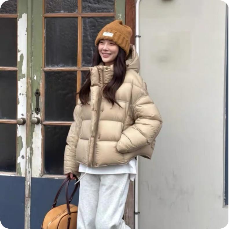 Short Down Padded Jacket Women's Cold-proof Thick Padded Jacket Small Padded Jacket Bread Winter Jacket