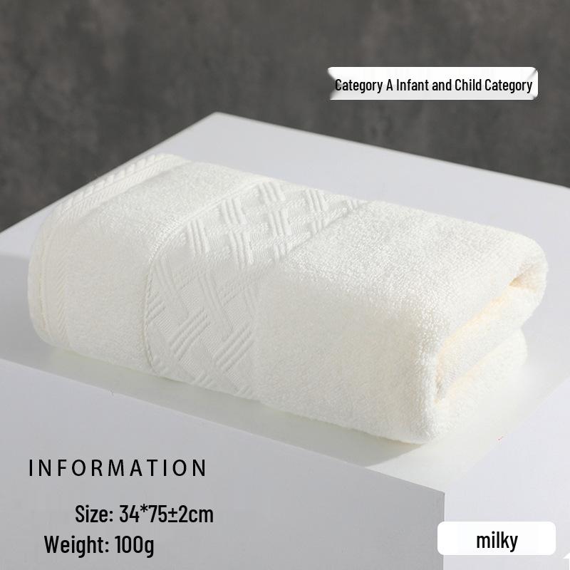 Thickened Soft Absorbent Cotton-Poly Face Towel - Gift for Home Use