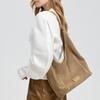 Ladies Suede Cow Genuine Leather Underarm Bags Women Soft Cowhide Vintage Shoulder Bag  Female Fashi Luxury Designer Handbags