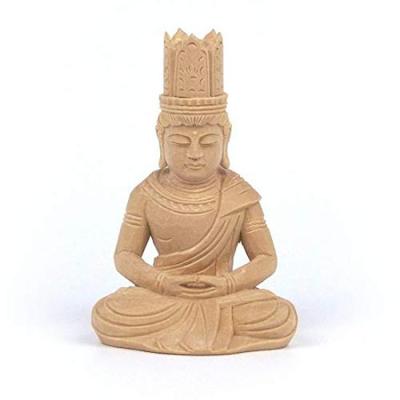 Kurita's Special Buddhist Statue [Nyorai] (Tathagata Realm) Seated Vairocana Statue, 2.0 Inches (body Only) (total Height 8.5cm, Width 6cm, Depth