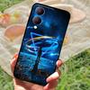 Für Vivo Y17s Hülle Mode Cartoon Schwarz Silikon Weiche Rückseite Hülle Für Vivo Y17s Handyhülle Cover 6,56" Y 17 s Funda Coque