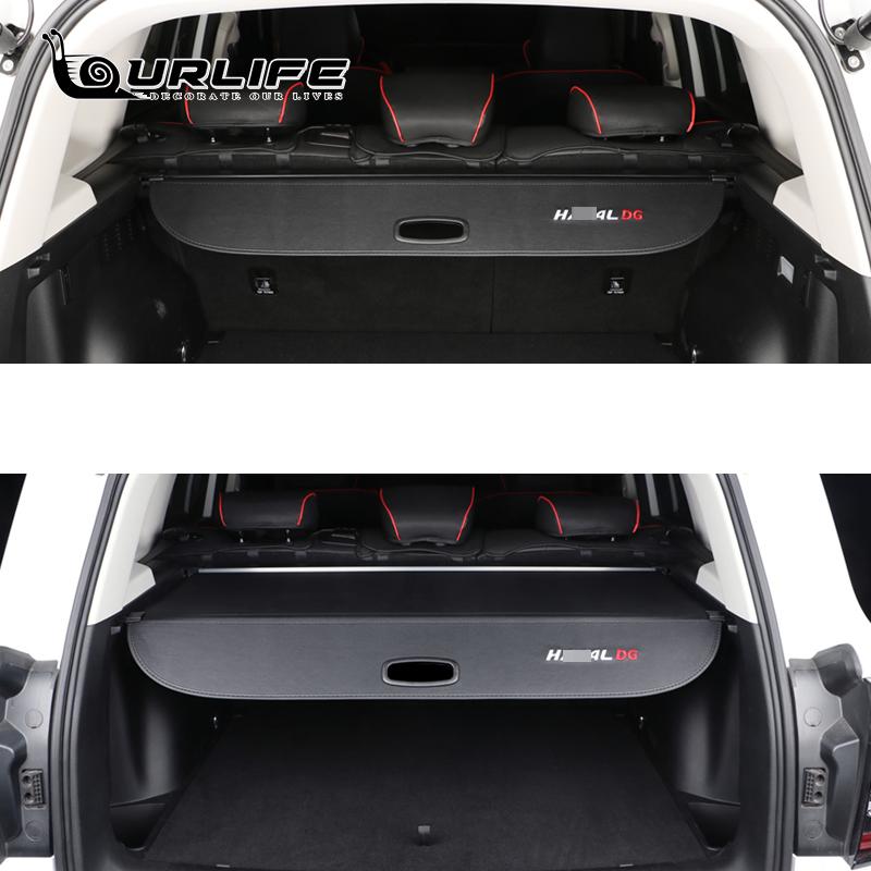 Car Rear Trunk Privacy Curtain Security Shield Cargo Cover for Haval Dargo  2022 2023 Waterproof Interior