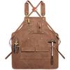 Modern Thick Canvas Apron with Custom Logo for Woodworking, Electrician, and Gardening Tasks