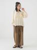 B:MING LIFE STORE by BEAMS Women's Indian Striped Lace Pants (Sizes S-M) Beige