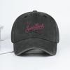 Saint Barth The Place To Be Print Washed Baseball Cap Adjustable Unisex Summer Vacation Sun Hat