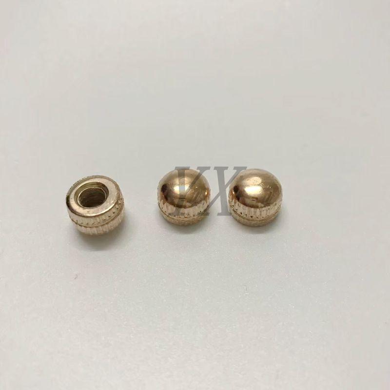 Lighting Accessories: Rose Gold Flower Branch Decorative Cap, Hand-Tightening Nut & Mounting Plate