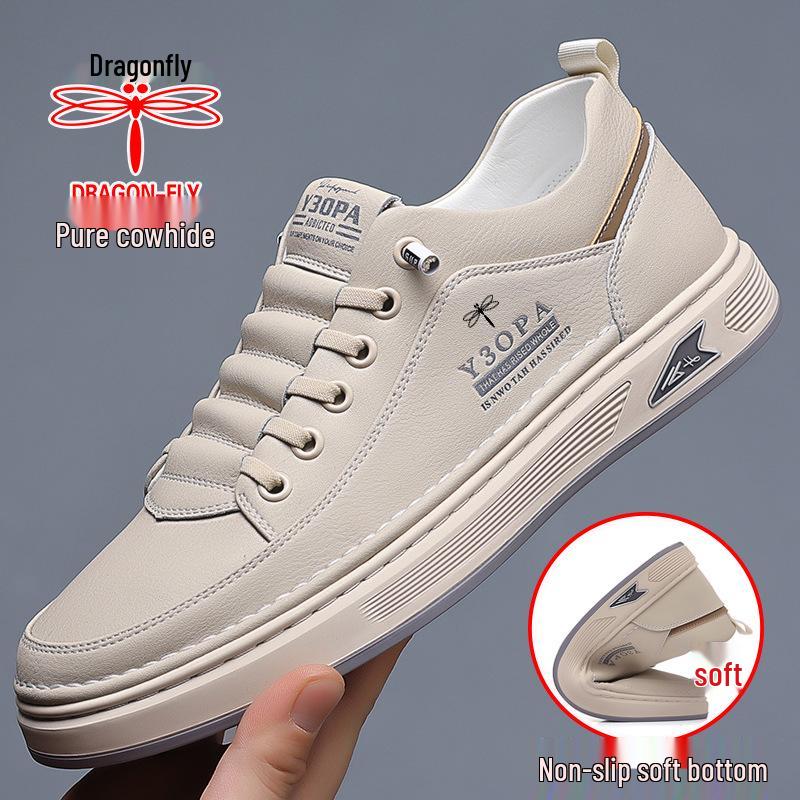 Warrior Herren Echtleder Atmungsaktiv Rutschfest Freizeitschuhe