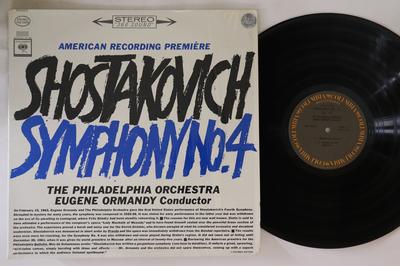LP-Schallplatte EUGENE ORMANDY PHILADELPHIA ORCHES Schostakowitsch Symphonie Nr. 4 MS6459 COLUMBIA MASTE 1963 US Klassik Gebraucht
