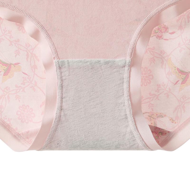 Fenteng Kean Women's High-Waist Floral Cotton Briefs 3-Pack