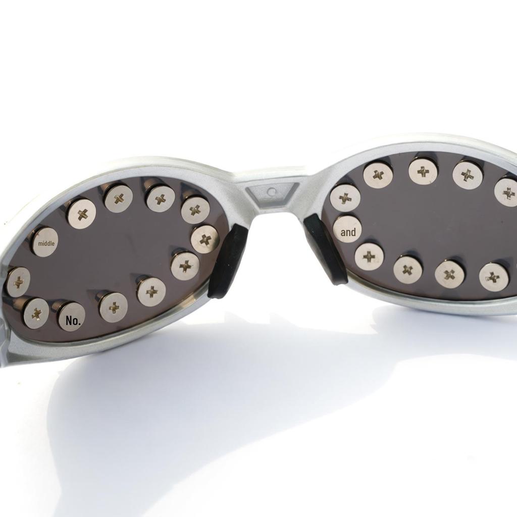 Futuristic Spike Style Cyberpunk Sunglasses for Tech Parties and Clubbing