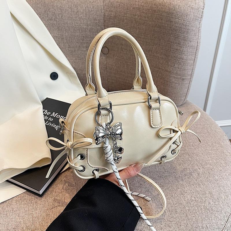 Premium Small Bag Women's Spring and Summer New Versatile Messenger Bag Bow Casual Portable Pillow Bag