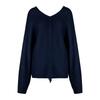 Women's Sweater Casual Long Sleeve V Neck Solid Loose Chunky Knit Pullover Tops