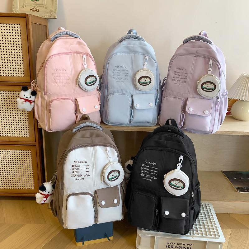 Školní aktovka Velkokapacitní batoh pro studentky Batoh pro střední školy