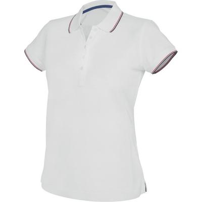 Womens/Ladies Contrast Short Sleeve Polo Shirt
