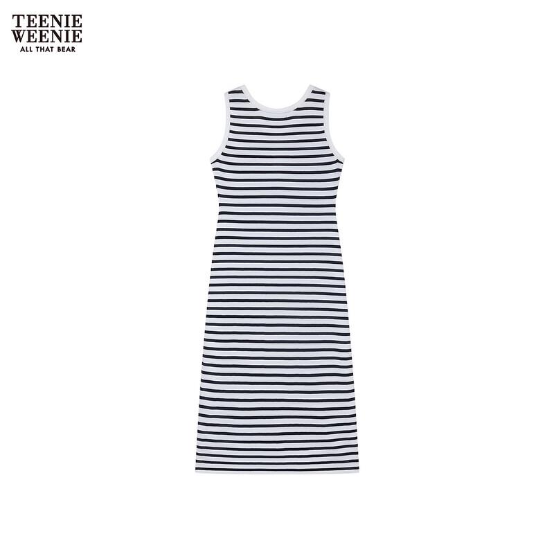 Teenie Weenie Women's Striped A-Line T-Shirt Dress