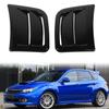 Car Front Bumper Side Air Vent Cover Left Right Enhanced Airflow Air Vent Panel Trim Cover for Impreza WRX STI 2008 to 2014