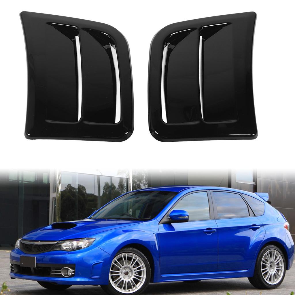 Car Front Bumper Side Air Vent Cover Left Right Enhanced Airflow Air Vent Panel Trim Cover for Impreza WRX STI 2008 to 2014