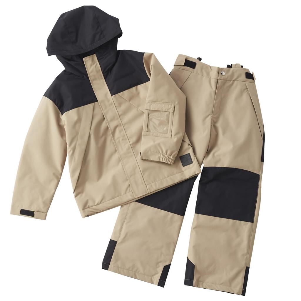 Ocean Pacific Ski and Snowwear Size 130 Two-Tone Set, Kids, Beige, (Product Code 544870)