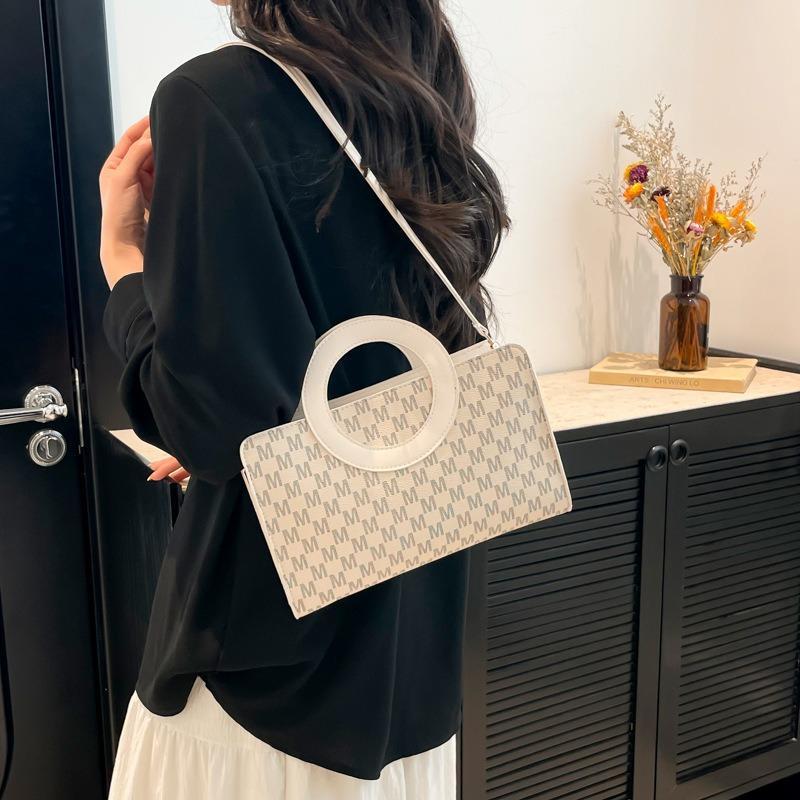 Large-capacity Retro Handbag, High-end Summer New Printed Personalized Fashion Shoulder Messenger Bag