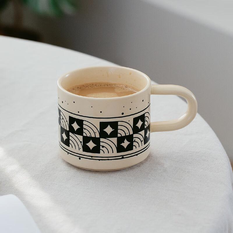 Shangqi Ceramic Coffee Mugs with Coasters