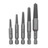5/6Pcs Set Broken Bolt Extractor Set Electric Screw Remover With Center Drill Bits For Easy Thread Removal Tool Set
