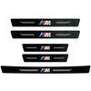 BMW Car Door Sill Scuff Plate Decor Carbon Fiber Stickers For BMW M E46 E90 E60 F30 F10 E39 E36 F20 G30 G20 E87 E92 E91 E30 F11 xn8