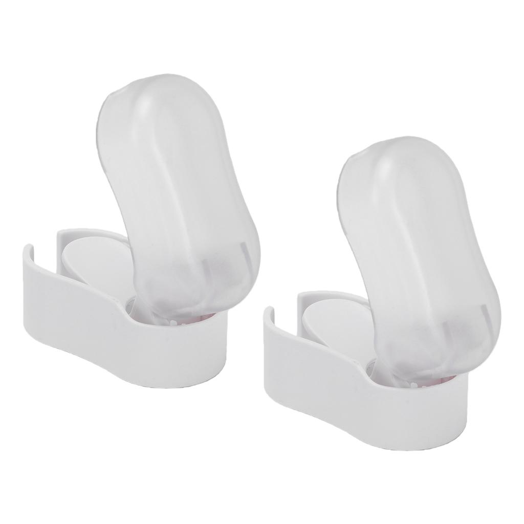 2 Pcs Electric Toothbrush Head Cover Detachable Toothbrush Protector Cap for Travel White