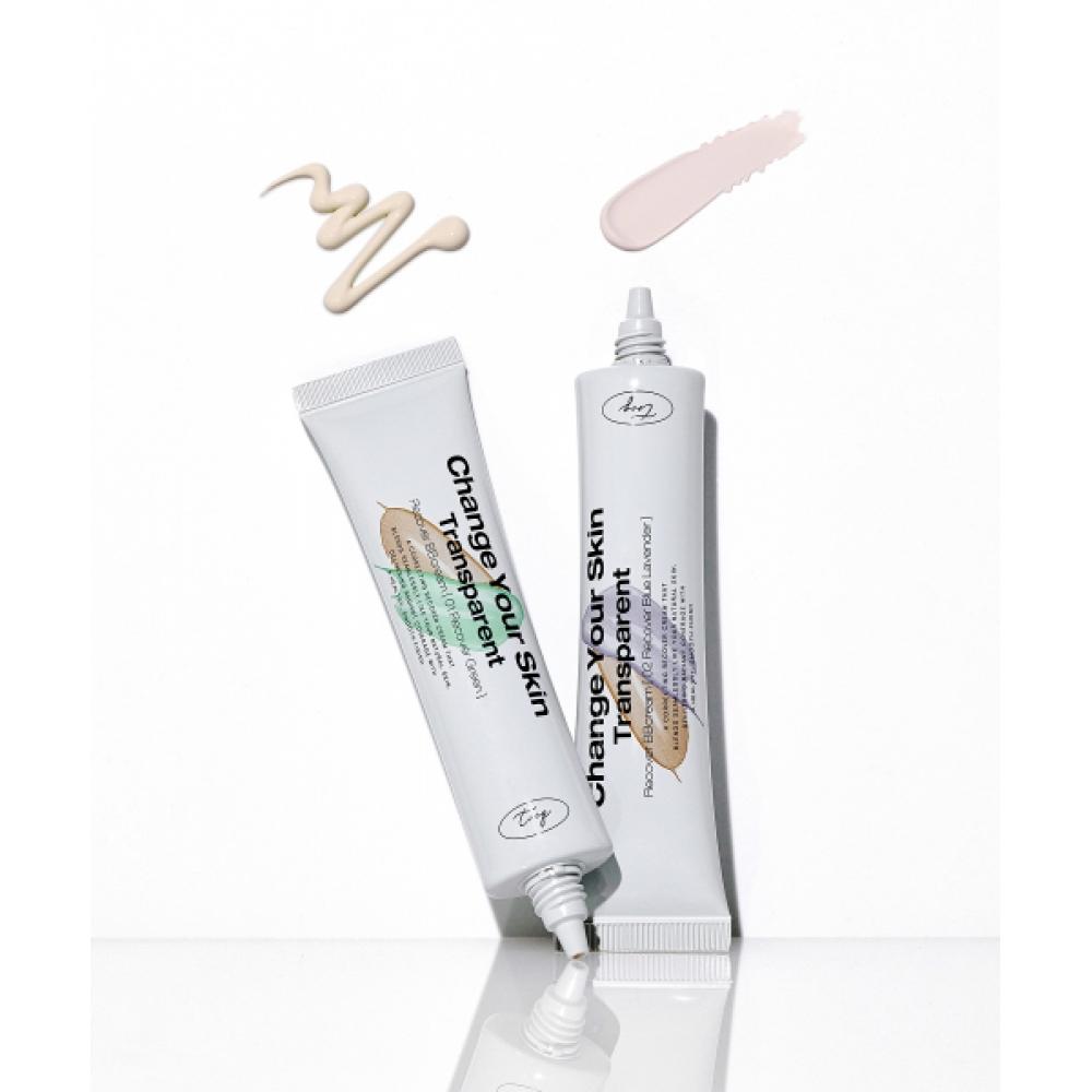 Tooq Transparent Recover Bb Cream  2color 02 RECOVER BLUE LAVENDER