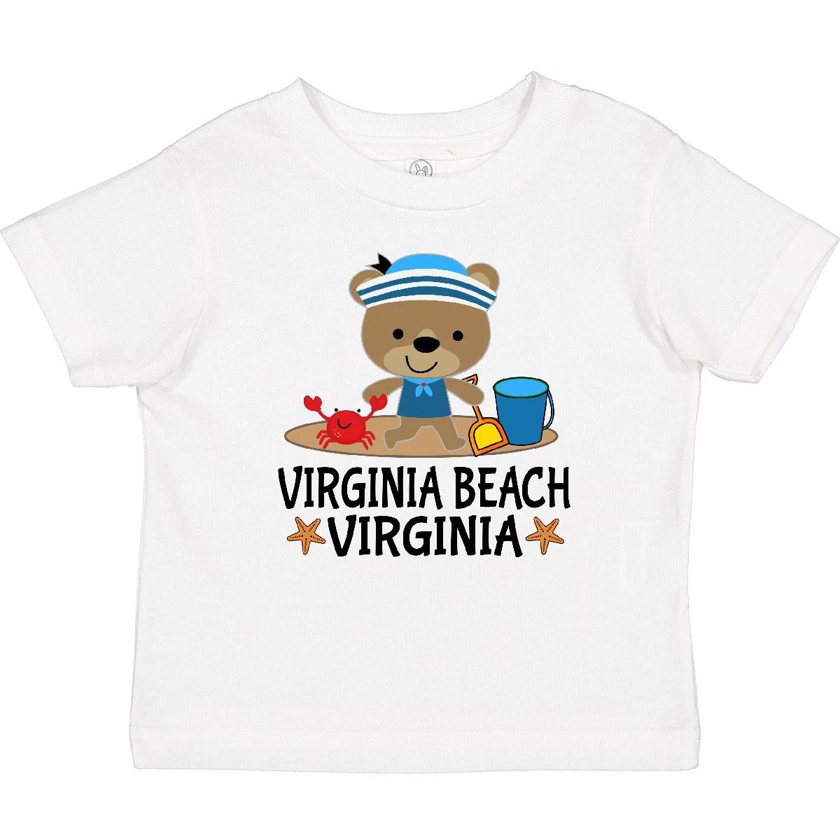 Inktastic Virginia Beach VA Vacation Bear Baby T-Shirt Traveling Apparel Summer 100
