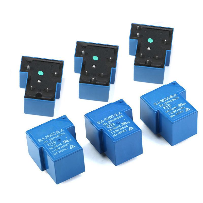 1Pcs SLA-05VDC-SL-A SLA-12VDC-SL-A SLA-24VDC-SL-A Power Relay 30A 4/5/6PIN 5V 12V 24V 48V T90 Time Relay