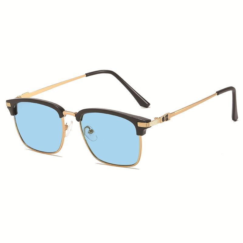 Fashion New Retro Style Men's and Women's Eyebrow Frame Glasses Fashion Personalized Sunglasses